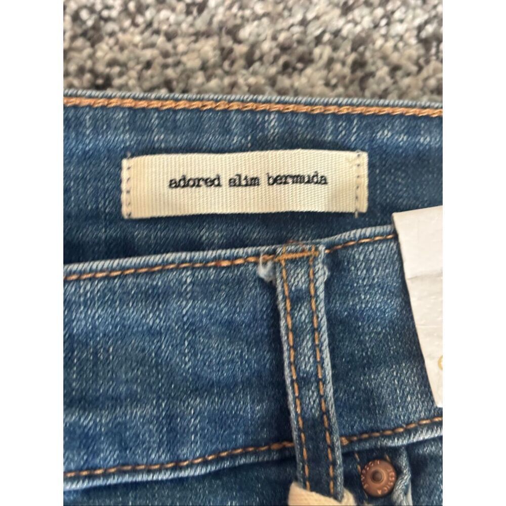 ❤️Jessica Simpson Adored Slim Bermuda Denim Short Sz22W - Picture 3 of 5